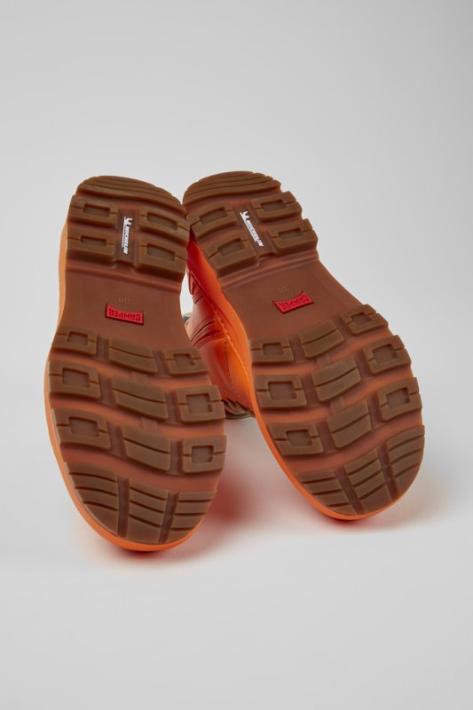 Camper Brutus Trek Michelin оранжеви кожени боти до глезена за жени нови постъпления