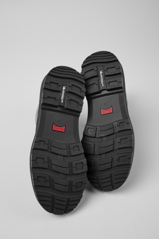 дизайн Brutus Trek Gore-tex черни кожени ботуши с връзки за дамски кемпер