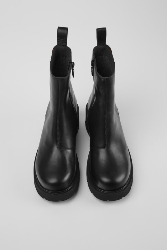 Camper Milah Gore-tex черни кожени ботуши с цип за жени новопостъпили