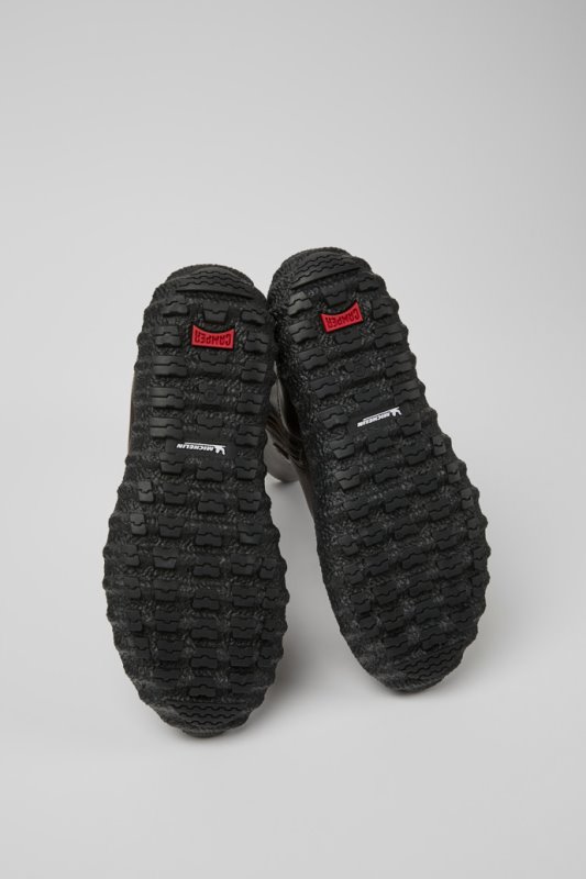 ексклузивни тъмнокафяви кожени ботуши Michelin за кемпери за жени
