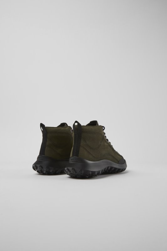 Crclr Gore-tex зелен набук и текстилни маратонки за жени изключителен кемпер