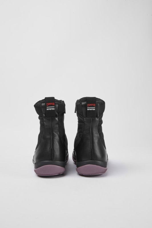 дизайн Peu Pista Gore-tex черна кожа и полиестерни ботуши кемпер