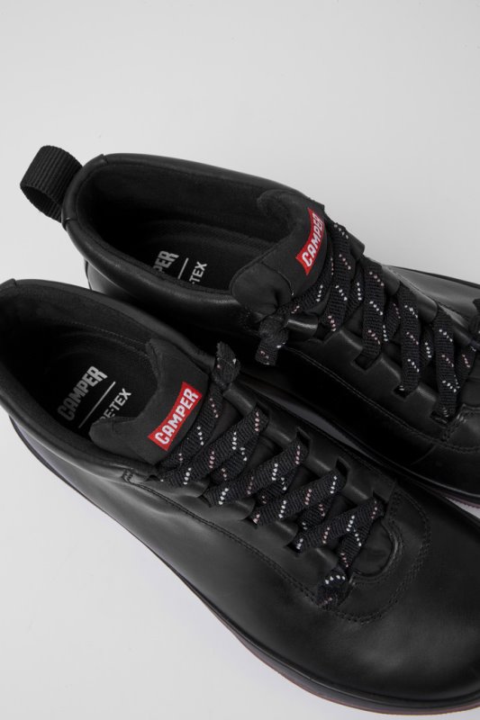 Camper Peu Pista Gore-tex черни кожени обувки за жени нови постъпления