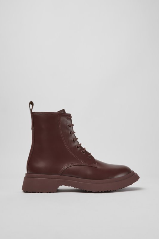 Camper Walden бордо кожени ботуши за жени нови постъпления