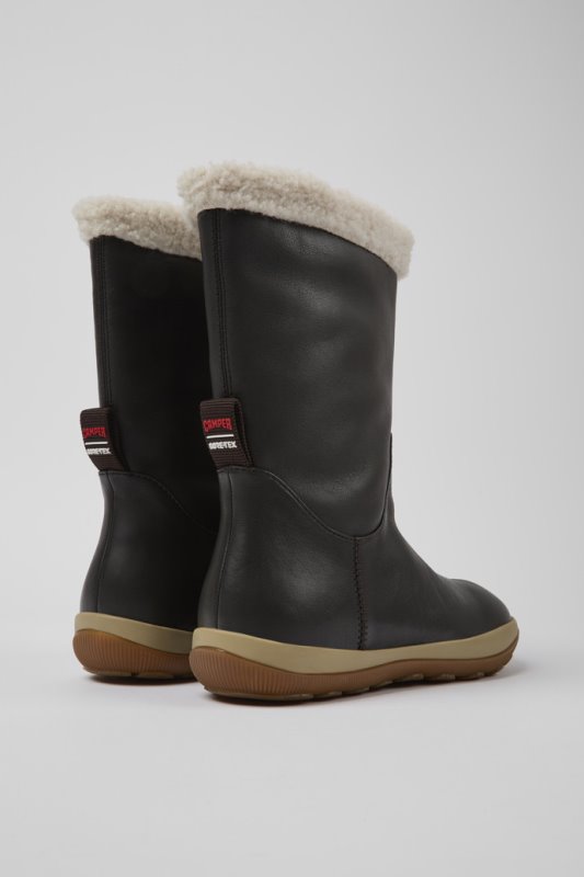Peu Pista Gore-tex кафяви кожени ботуши за жени изключителен кемпер