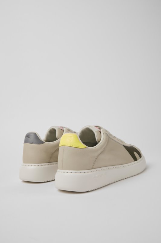 Camper Twins сиви маратонки от кожа и набук за жени нови постъпления