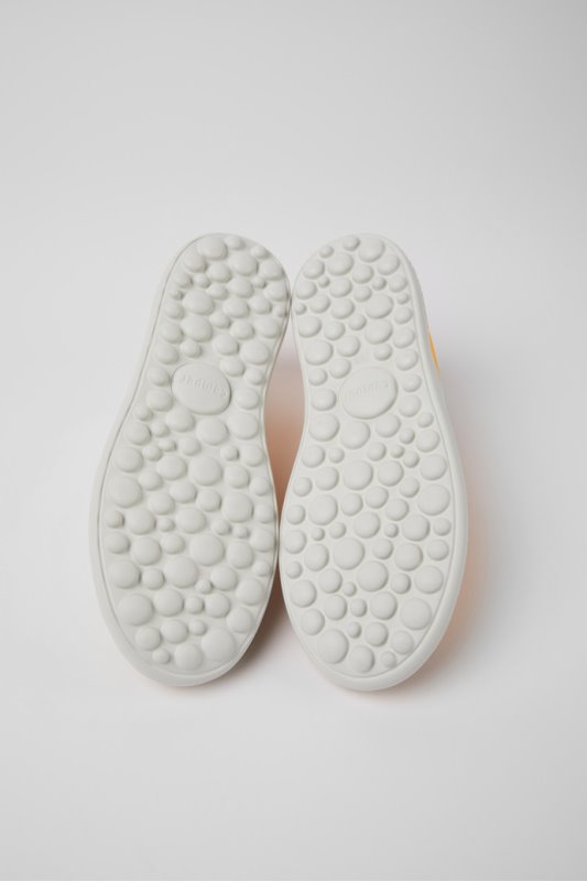 Camper Pelotas Xlite оранжеви маратонки от кожа и текстил за жени нови постъпления