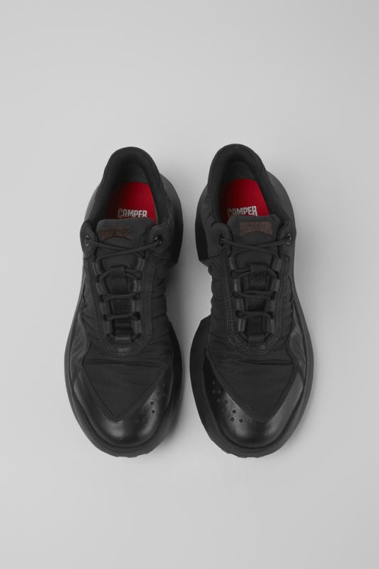 Design Crclr Gore-tex дишащи дамски черни текстилни маратонки кемпер