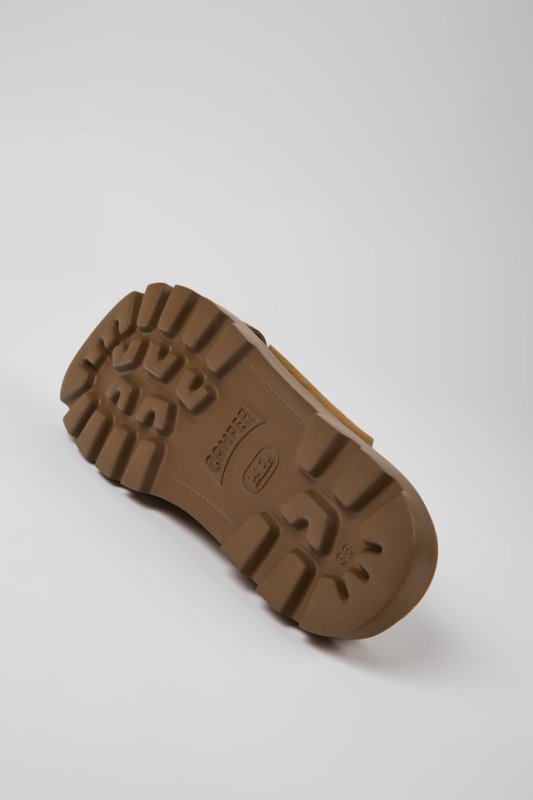 Sandal Brutus кафяви сандали от набук за дамски кемпер новопристигнали