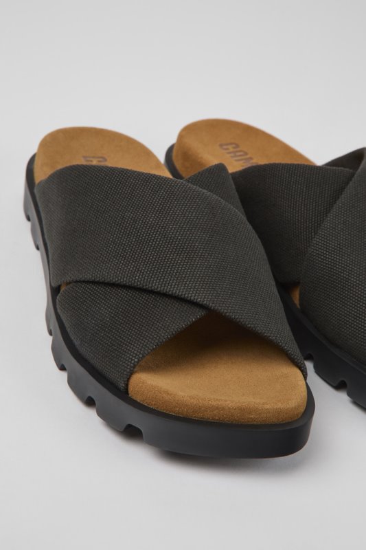 Camper Design Brutus Sandal сиви сандали от рециклиран памук за жени