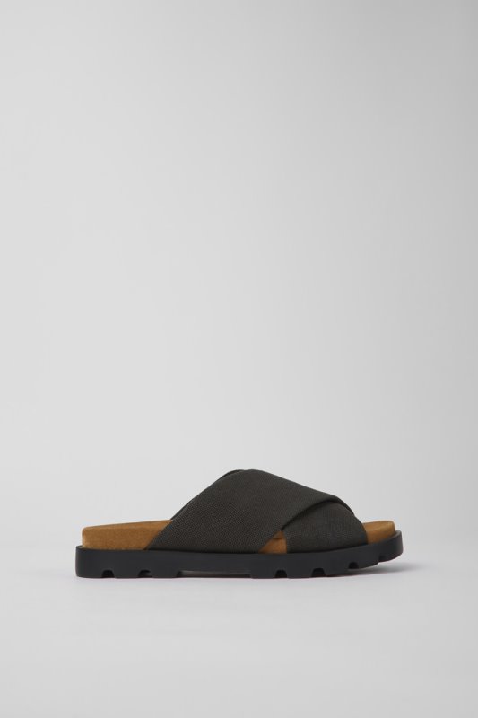 Camper Design Brutus Sandal сиви сандали от рециклиран памук за жени