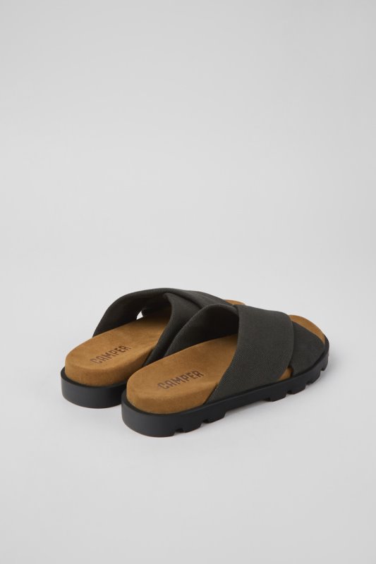 Camper Design Brutus Sandal сиви сандали от рециклиран памук за жени