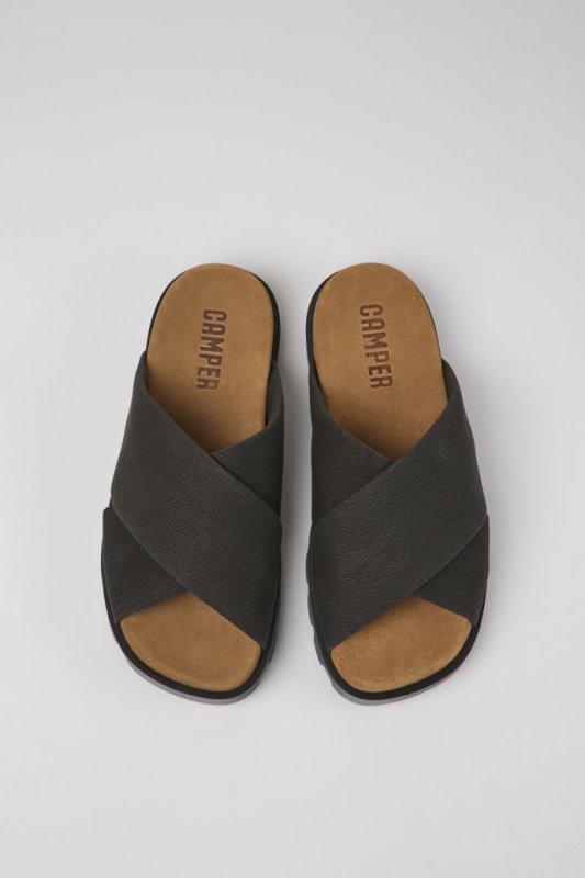 Camper Design Brutus Sandal сиви сандали от рециклиран памук за жени