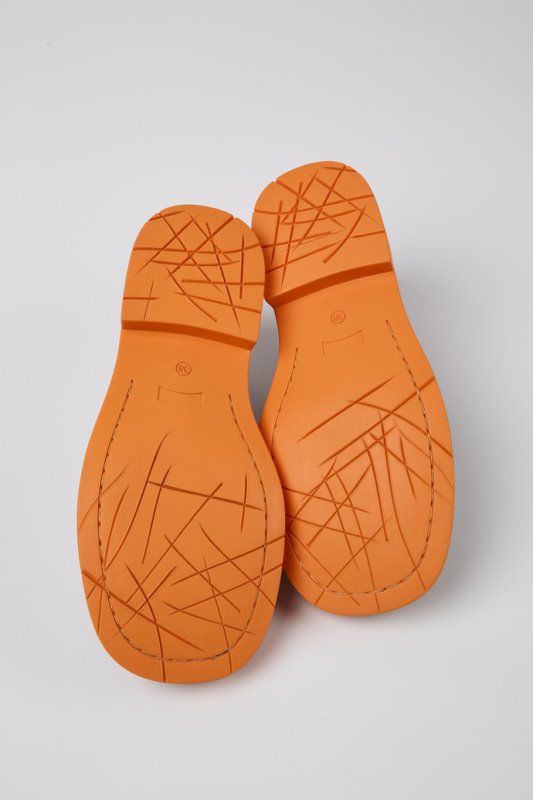 дамски черни кожени обувки Camper Design Mil 1978