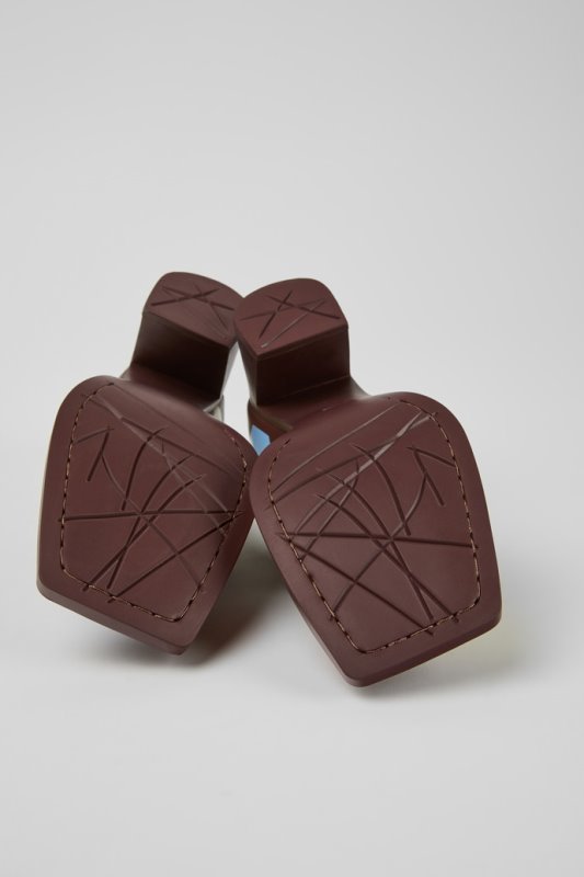 ексклузивни дамски многоцветни кожени токчета Camper Twins