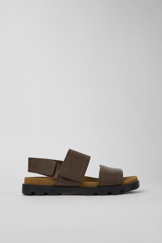 Sandal Brutus кафяви кожени сандали за мъжки кемпер новопристигнали
