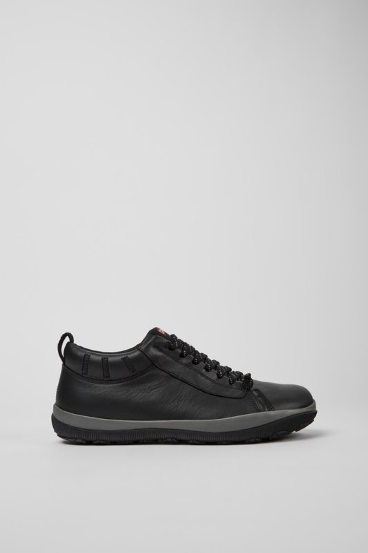 Camper Design Peu Pista Gore-tex черни кожени обувки за мъже