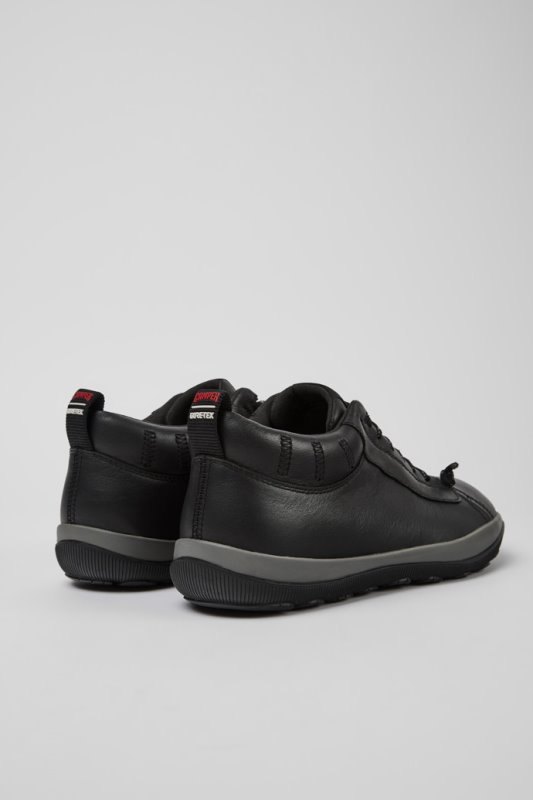 Camper Design Peu Pista Gore-tex черни кожени обувки за мъже