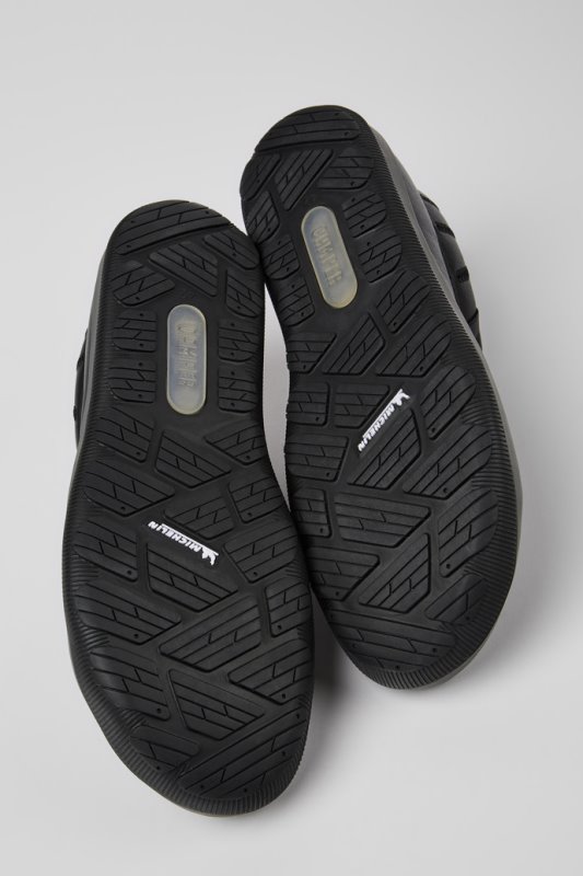 Camper Design Peu Pista Gore-tex черни кожени обувки за мъже