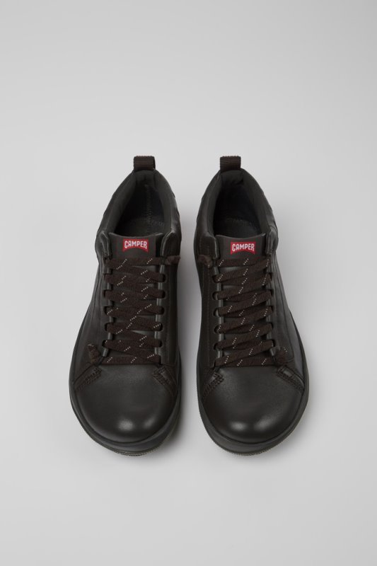 дизайн Peu Pista Gore-tex кафяви кожени обувки за мъжки кемпер