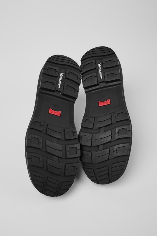 Camper Brutus Trek Michelin черни кожени ботуши за мъже нови постъпления