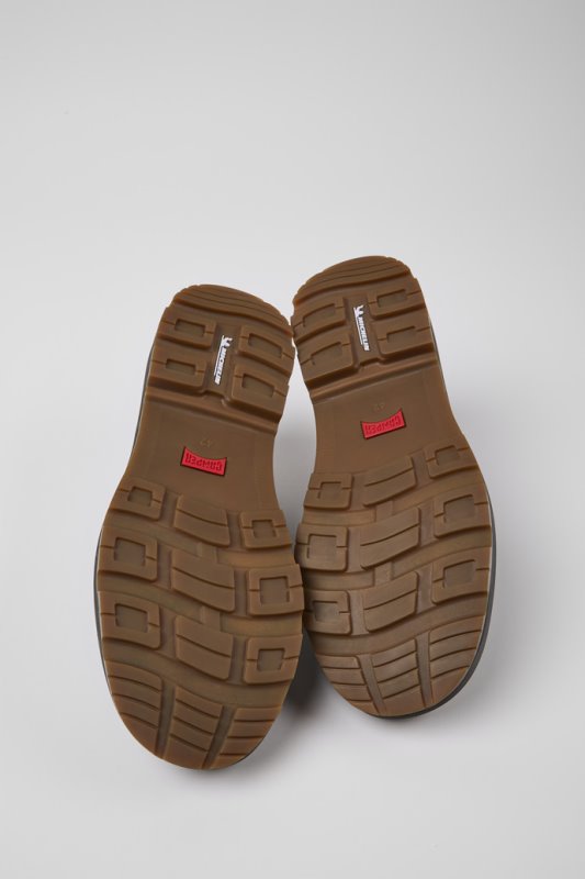 ексклузивни мъжки обувки Camper Brutus Trek Michelin тъмнозелени набук