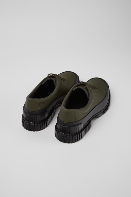 Camper Pix интелигентни зелени мъжки обувки с връзки новопостъпили