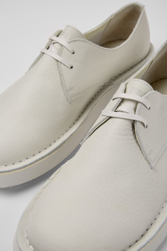 мъжки бели кожени обувки Camper Design Brothers Polze