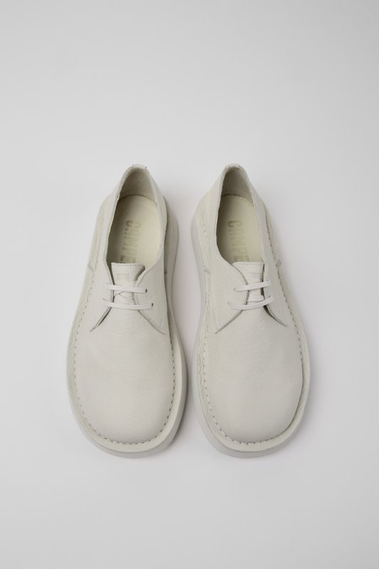 мъжки бели кожени обувки Camper Design Brothers Polze