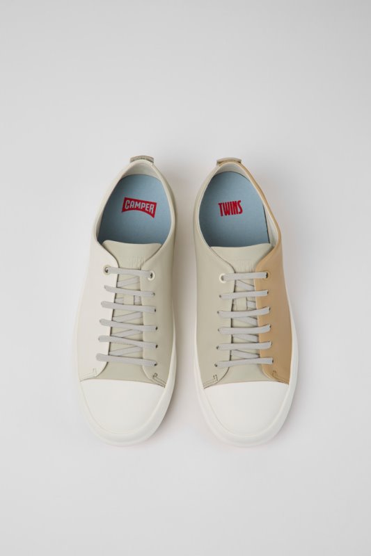 Camper Design Twins многоцветни кожени обувки за мъже