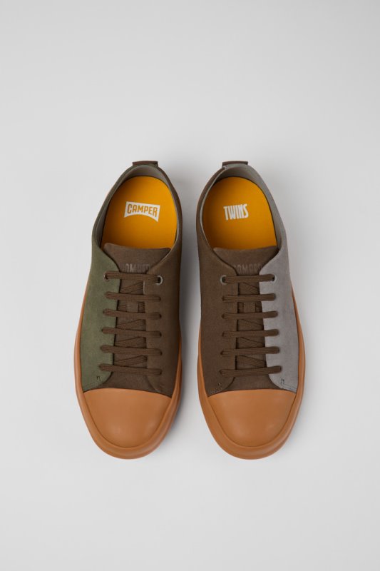 Camper Design Twins многоцветни обувки от набук за мъже