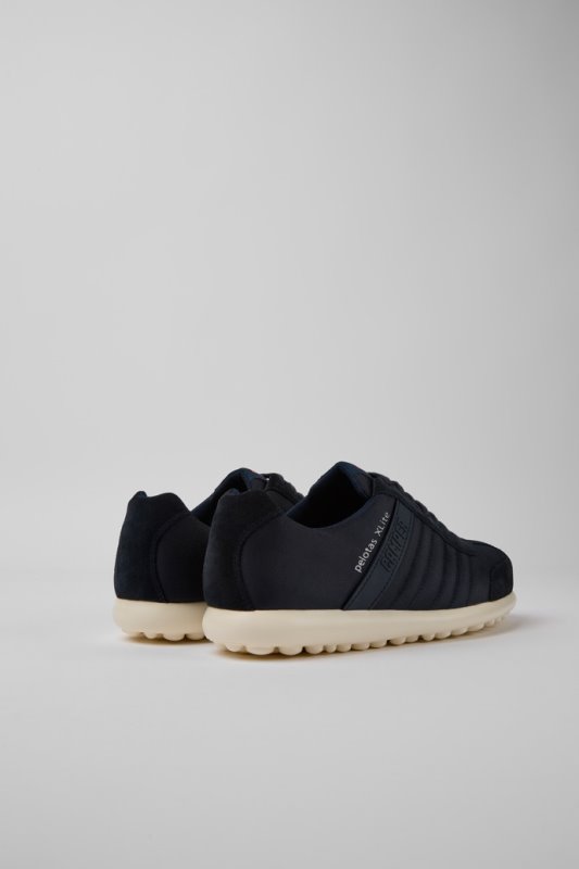Camper Design Pelotas Xlite тъмносин текстил и обувки от набук за мъже