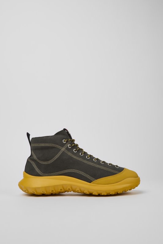 Design Crclr Gore-tex сиви и жълти ботуши от набук за мъжки кемпер
