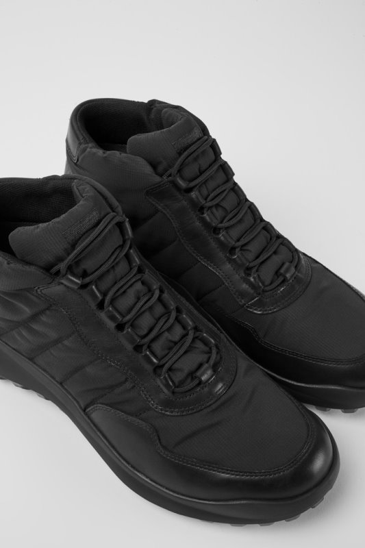 Camper Design Crclr Gore-tex дишащи мъжки черни текстилни боти до глезена