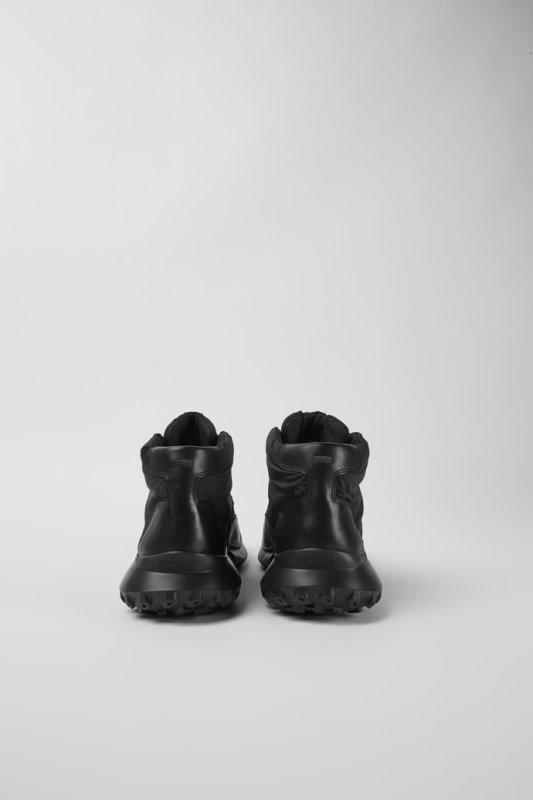 Camper Design Crclr Gore-tex дишащи мъжки черни текстилни боти до глезена