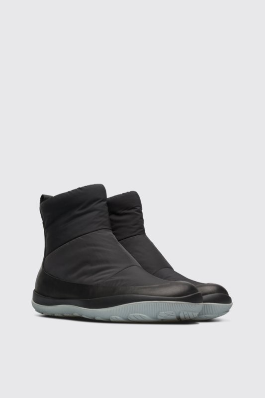 изключителни кемпери Peu Pista Gore-tex водоустойчиви черни средни ботуши за жени