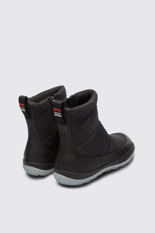 изключителни кемпери Peu Pista Gore-tex водоустойчиви черни средни ботуши за жени