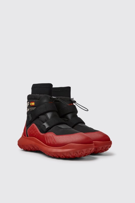 Camper X Sailgp Gore-tex черни и червени ботуши за жени