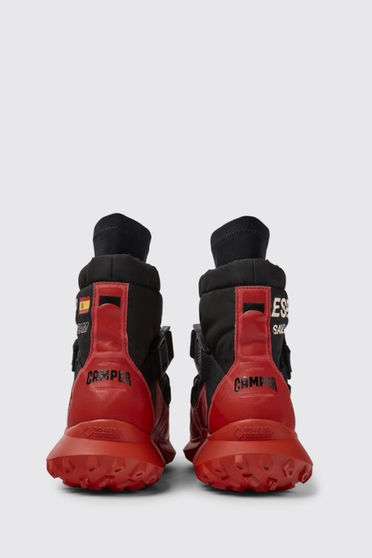 Camper X Sailgp Gore-tex черни и червени ботуши за жени