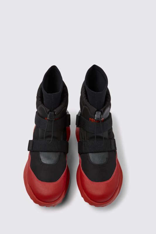 Camper X Sailgp Gore-tex черни и червени ботуши за жени