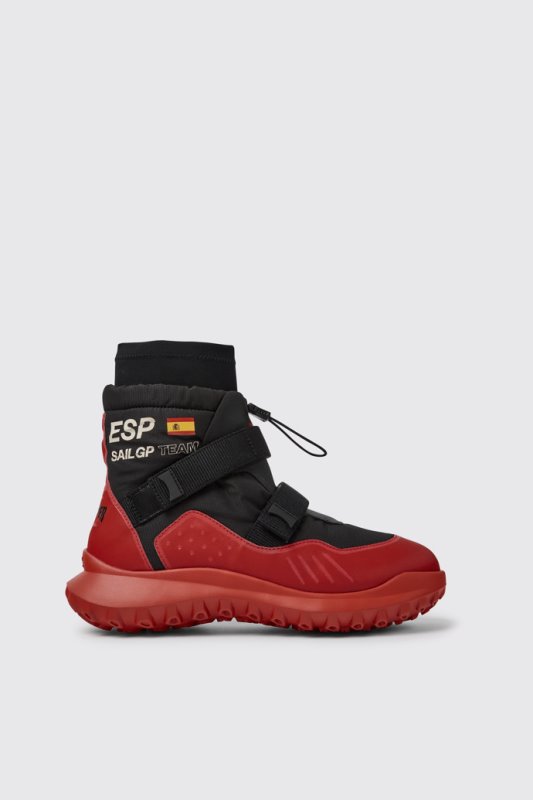 Camper X Sailgp Gore-tex черни и червени ботуши за жени
