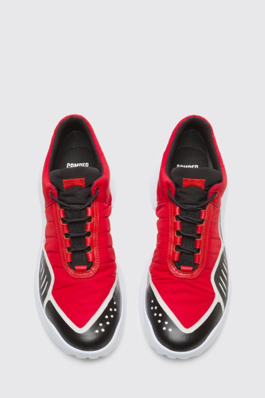 мъжки кецове Camper X Sailgp Gore-tex червени и черни