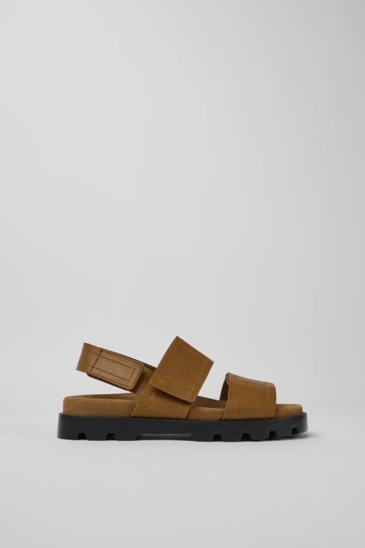 Camper Design Brutus Sandal кафяви кожени сандали за жени