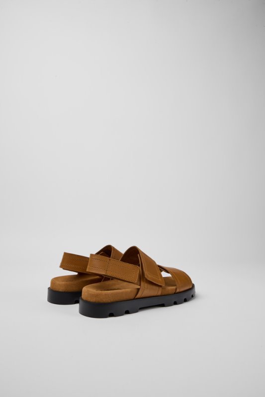 Camper Design Brutus Sandal кафяви кожени сандали за жени