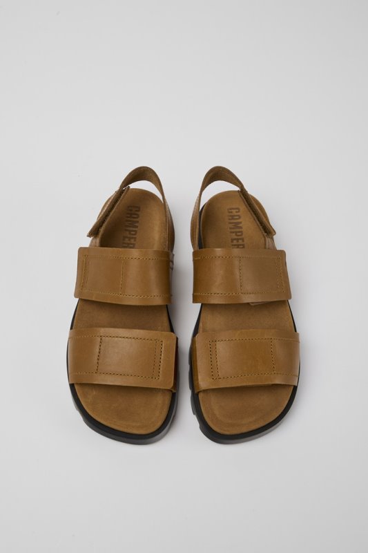 Camper Design Brutus Sandal кафяви кожени сандали за жени