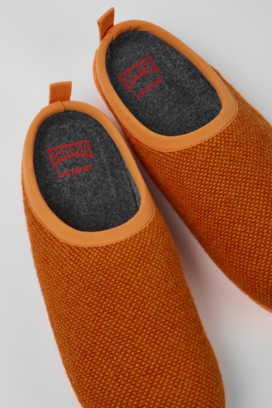 Camper Wabi оранжеви чехли от вълна и вискоза за жени новопостъпили