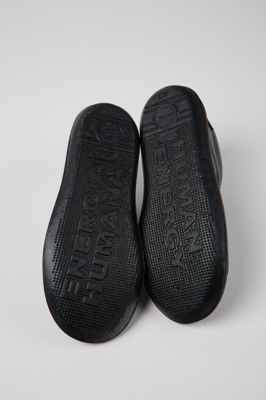 ексклузивни мъжки боти до глезена от черна кожа Beetle Gore-tex
