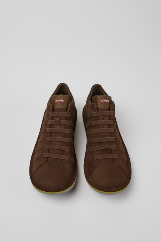 Camper Beetle Gore-tex кафяви ботуши от набук за мъже нови постъпления