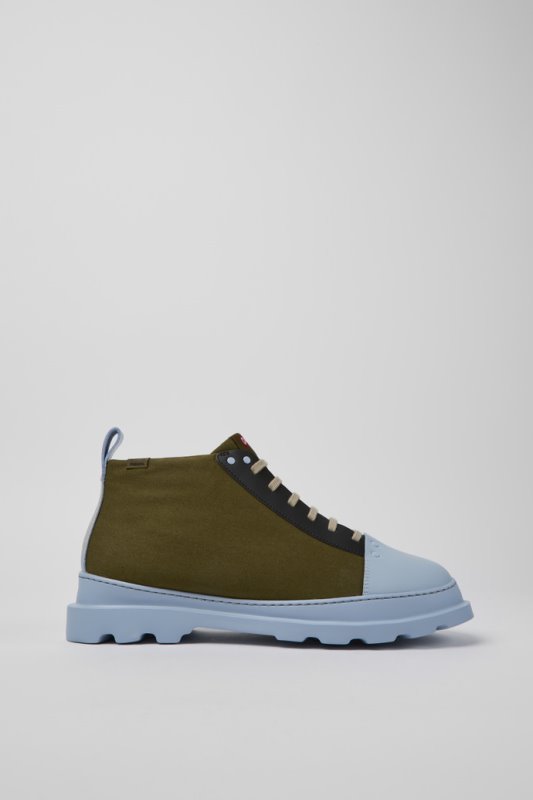 ексклузивни мъжки обувки Camper Brutus Green Blue And Black