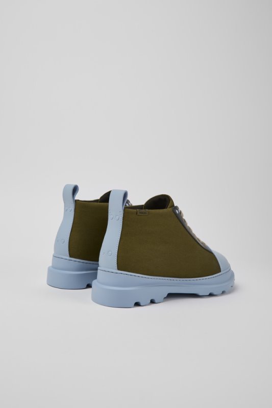 ексклузивни мъжки обувки Camper Brutus Green Blue And Black